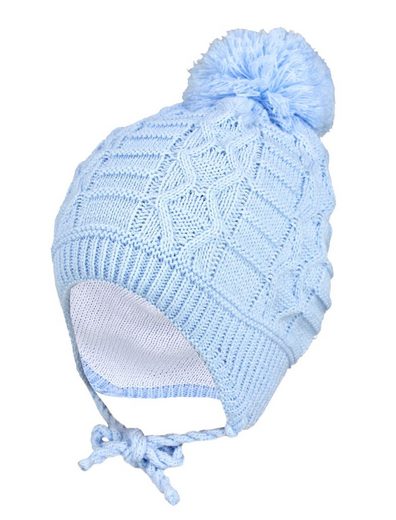 TUPTAM Strickmütze TupTam Baby Winter Mütze Strickmütze zum Binden mehr zollfrei