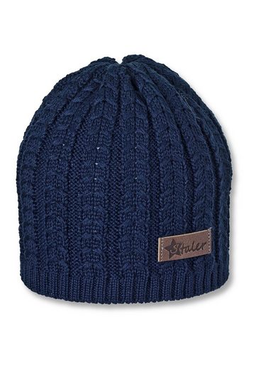 STERNTALER® Strickmütze Strickmütze (1-St., Wintermütze Strick Zopfmuster ideal für kalte Tage) Mütze mit Merinowollanteil und kleinem Zopfmuster mehr Schlussverkauf
