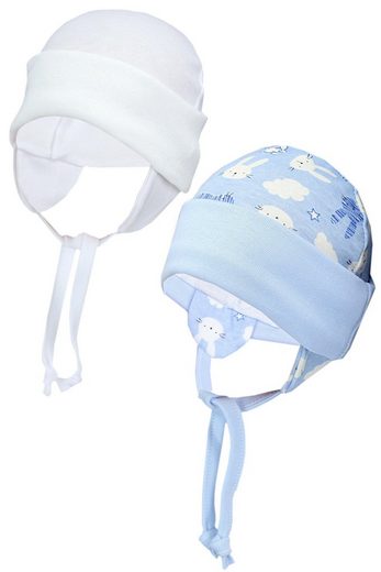 TUPTAM Erstlingsmütze TupTam Baby Erstlingsmütze mit Ohrenklappen 2er Pack mehr Muttertagsangebot