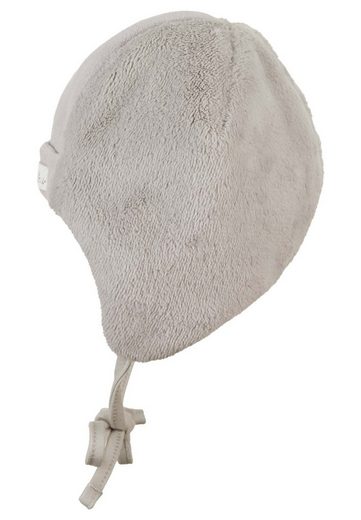 STERNTALER® Schlupfmütze Mütze (1-St., Wintermütze mit Bärchen Motiv, Bindeband und Ohrenschutz) Baby Beanie Mütze aus weichem Teddyflausch unifarben mehr Exklusive Angebote