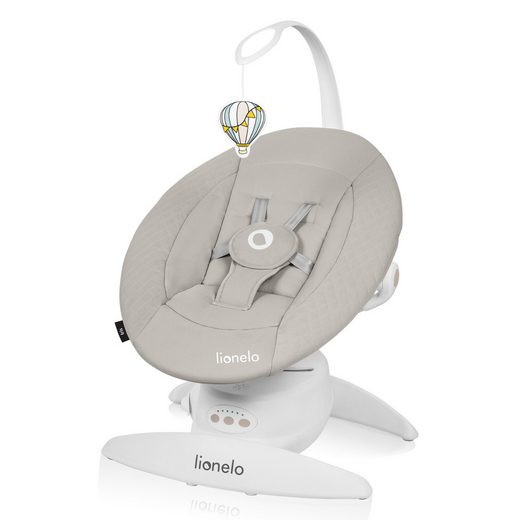 LIONELO Babywippe IRIS 360 Grad/ ab Geburt/12 Wiegenlieder/leicht und leise mehr Fabrikpreis