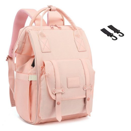 REDOM Wickelrucksack Wickeltasche Rucksack Baby Multifunktions-Babytaschen wasserabweisend (Windeln Babyflasche Milchfläsche Rucksack Tasche mit USB-Anschluss, Multifunktional, Babytasche, Wickelrucksack), mit Kinderwagen-Haken Kostenlose Rückgabe