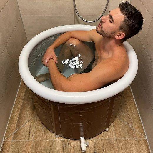 BATH BOB Badewanne faltbare Badewanne Erwachsene Kinder für Dusche, Eisbad Mini Pool mehr 2025
