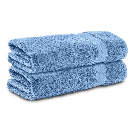 KOMFORTEC Badetücher 100% Baumwolle, 470 g/m² Frottee (2-St), Handtücher 70x140 cm Set, Weich mehr Tiefpreis