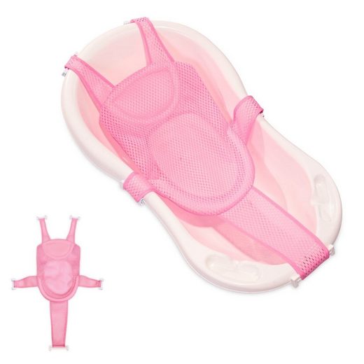 LORELLI Wanneneinlage Babywannennetz Turtle B: 60 cm, L: 80 cm, Kunststoff Clips, Badewanneneinsatz, ab Geburt mehr Zeitbegrenzte Promotion