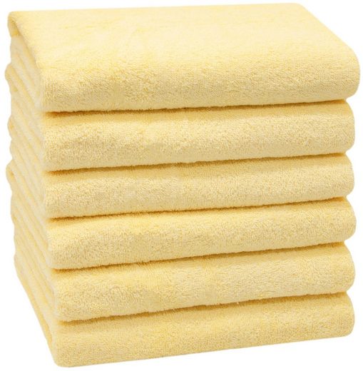 ZOLLNER Handtücher Walkfrottier (6-St), 50 x 100 cm, 100% Baumwolle, vom Hotelwäschespezialisten mehr Fabrik Onlineshop