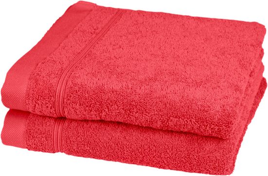 ROSS Handtücher Rubin Frottier (Packung, 2-St), 100% Baumwolle mehr Versandkostenfrei