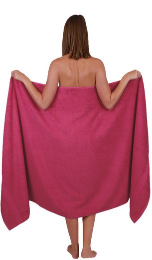 BETZ Badetuch Palermo groß XXL Größe 100 x 200 cm Saunatuch 100% Baumwolle (1 Stück, 1-St) mehr Begrenztes Angebot