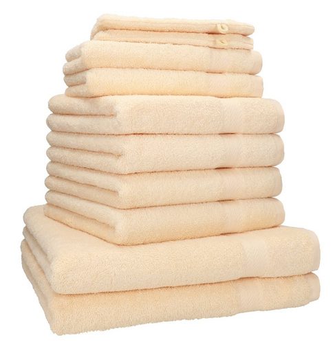 BETZ Handtuch Set 10-tlg. Handtuch-Set PREMIUM 100% Baumwolle (10-St), 100% Baumwolle mehr Kostenloser Versand international