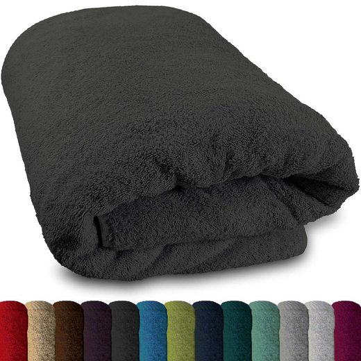 LANUDO Badetücher Lanudo® Saunahandtuch "Maxi Line" 100x200 cm div. Farben 100% Baumwolle (1-St) mehr Fabrik Onlineshop