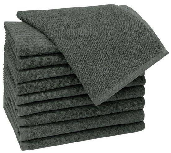 ZOLLNER Gästehandtücher Walkfrottier (10-St), 30 x 50 cm, 100% Baumwolle, vom Hotelwäschespezialisten mehr Blitzangebot