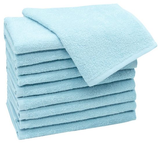 ZOLLNER Gästehandtücher Walkfrottier (10-St), 30 x 50 cm, 100% Baumwolle, vom Hotelwäschespezialisten mehr Blitzangebot