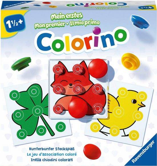 RAVENSBURGER Spiel Mein erstes Colorino Steckspiel, Made in Europe; FSC® - schützt Wald - weltweit mehr Riesige Rabatte