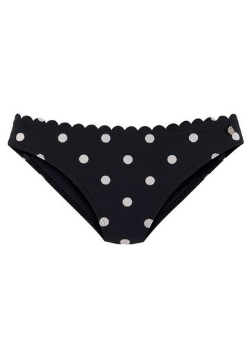 LASCANA Bikini-Hose Jada mit Muschelkante und Pünktchen mehr 2025