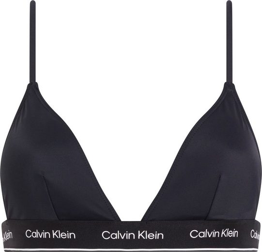 CALVIN KLEIN SWIMWEAR Triangel-Bikini-Top TRIANGLE-RP mit Logoschriftzügen auf dem Unterband mehr Osterangebot