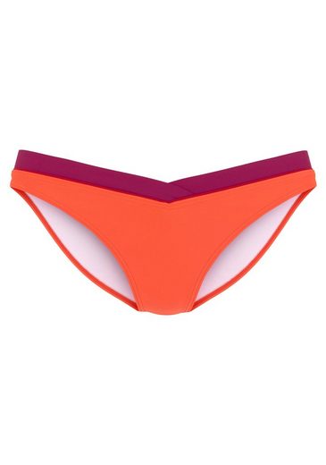 S.OLIVER Bikini-Hose Yella mit kontrastfarbenen Details und V-Bund mehr Jubiläumsangebot
