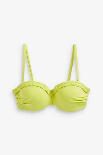 NEXT Bandeau-Bikini-Top Figurformendes, wattiertes Bandeau-Bikinitop 1-St mehr Bis zu 50% Rabatt
