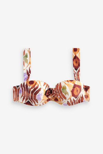 NEXT Bandeau-Bikini-Top Figurformendes, wattiertes Bandeau-Bikinitop 1-St mehr Nur für heute