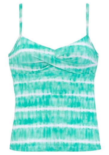 S.OLIVER Bügel-Tankini-Top Enja mit Batikdruck und Wickeloptik mehr Nur noch ein Tag übrig