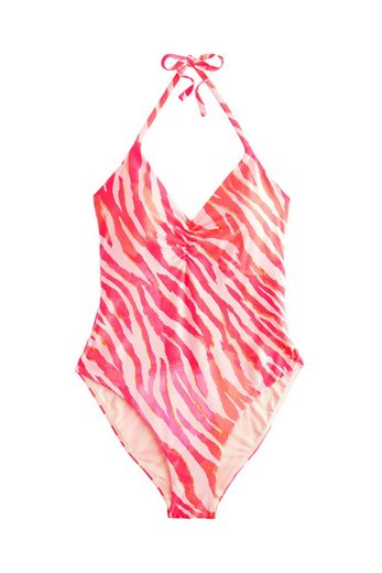 NEXT Badeanzug Bauchformender Badeanzug mit Neckholder 1-St mehr 50% Rabatt mit kostenlosem Versand