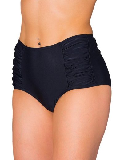 AQUARTI Bikini-Hose Aquarti Damen Bikinihose mit Hoher Taille und Raffung mehr Letzte 2 Tage