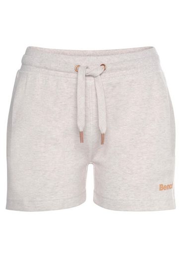 BENCH. LOUNGEWEAR Relaxshorts -Kurze Sweathose mit kurzen Seitenschlitzen und seitliche Taschen, Loungeanzug mehr Kostenlose Rückgabe