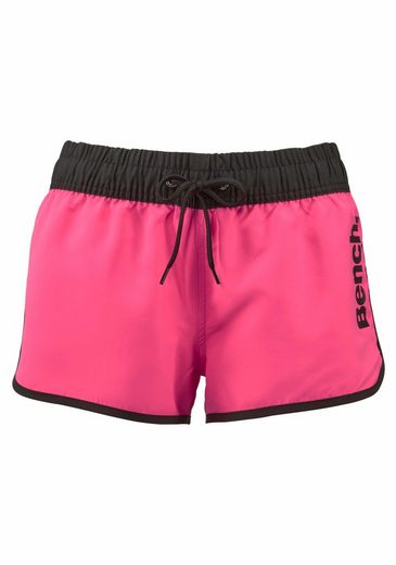 BENCH. Badeshorts aus Microfaser, mit Außenkordel, mit Gesäßtasche, mit Klettverschluss mehr 50% Rabatt für begrenzte Zeit