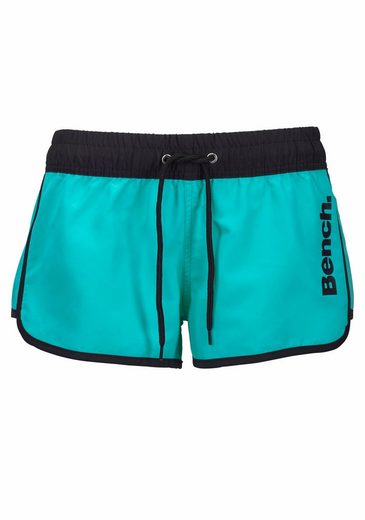 BENCH. Badeshorts aus Microfaser, mit Außenkordel, mit Gesäßtasche, mit Klettverschluss mehr 50% Rabatt für begrenzte Zeit