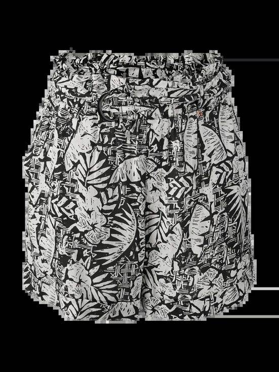 BRUNOTTI Badeshorts Doria-Hawai Women Shorts VINTAGE HAWAI BLACK mehr Kostenloser Versand international
