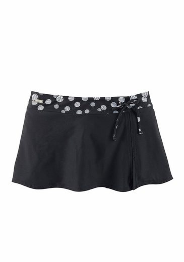 LASCANA Bade-Rock mit integrierter Bikinihose und bedrucktem Bündchen mehr Black Friday Preise
