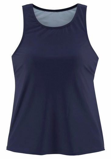 LASCANA Bade-Shirt mit Unterbrustgummi mehr Im Verkauf