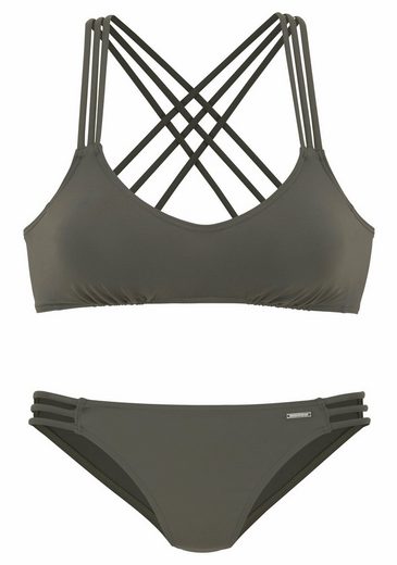 BRUNO BANANI Bustier-Bikini mit Zierbändern mehr Günstiger Verkauf