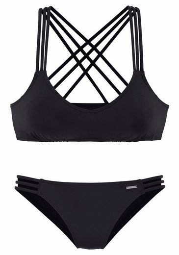 BRUNO BANANI Bustier-Bikini mit Zierbändern mehr Günstiger Verkauf