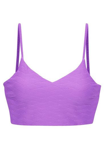 SUNSEEKER Crop-Bikini-Top Loretta mit Strukturmuster mehr Fabrikverkauf