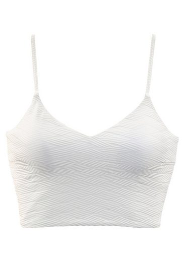 SUNSEEKER Crop-Bikini-Top Loretta mit Strukturmuster mehr Fabrikverkauf
