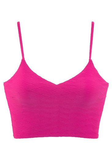 SUNSEEKER Crop-Bikini-Top Loretta mit Strukturmuster mehr Meist gekauft