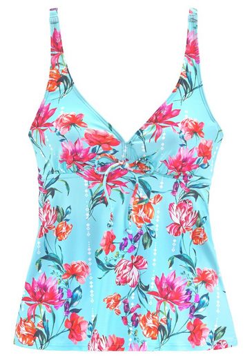 SUNSEEKER Bügel-Tankini-Top Modern mit Blumendruck mehr Limitierter Zeitrabatt