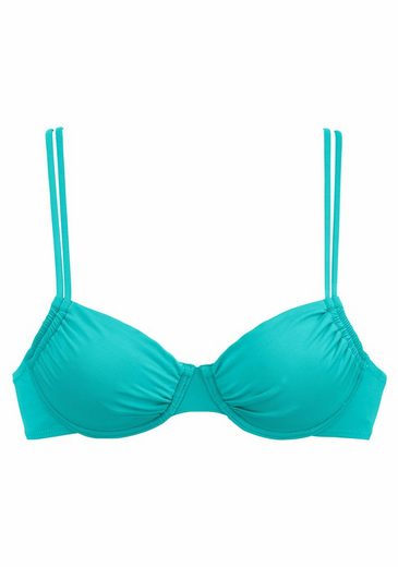 BUFFALO Bügel-Bikini-Top Happy seitlich zu raffen mehr Fabrikpreis