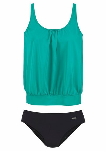 LASCANA Oversize-Tankini Miederverstärkung am Cup, Unterbrustgummi rundum, verstellbare Träger mehr Cyber Monday