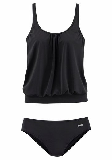 LASCANA Oversize-Tankini Miederverstärkung am Cup, Unterbrustgummi rundum, verstellbare Träger mehr Cyber Monday