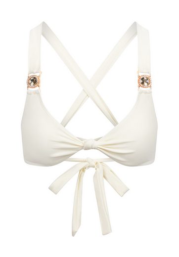 MODA MINX Triangel-Bikini-Top Amour Knot mehr Kostenlose Rückgabe