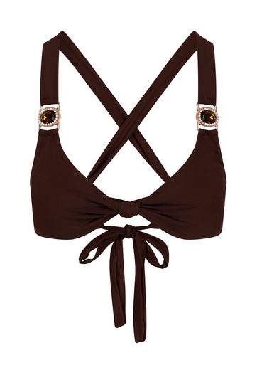 MODA MINX Triangel-Bikini-Top Amour Knot mehr Kostenlose Rückgabe