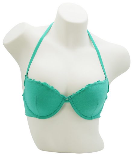 MISS BEACH Bügel-Bikini-Top Lurex leicht wattiert, Glitzer Bikini-Oberteil mehr 2025