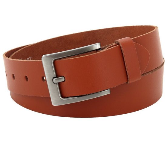 COLOGNEBELT Ledergürtel E1-SL Schlicht dennoch modern mit Dornschließe, MADE IN GERMANY mehr Tiefpreis