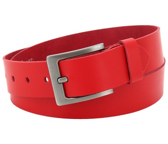 COLOGNEBELT Ledergürtel E1-SL Schlicht dennoch modern mit Dornschließe, MADE IN GERMANY mehr Tiefpreis