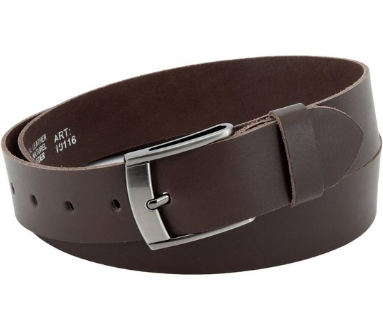 COLOGNEBELT Ledergürtel E31-SL Schlicht dennoch modern mit Dornschließe, MADE IN GERMANY mehr Wochenangebot