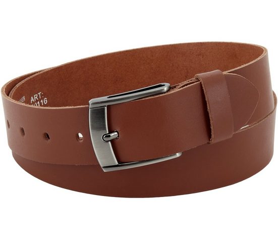 COLOGNEBELT Ledergürtel E31-SL Schlicht dennoch modern mit Dornschließe, MADE IN GERMANY mehr Wochenangebot