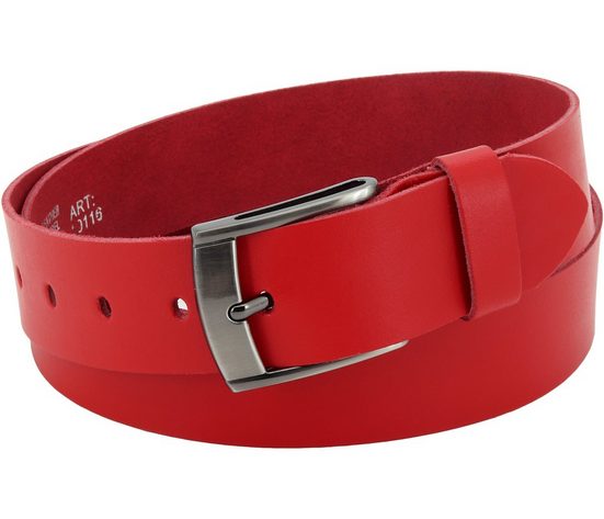 COLOGNEBELT Ledergürtel E31-SL Schlicht dennoch modern mit Dornschließe, MADE IN GERMANY mehr Wochenangebot