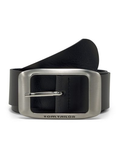 TOM TAILOR Ledergürtel TTAMY 4 cm breiter Damengürtel, Jeans und Casual mehr Letzte 3 Tage