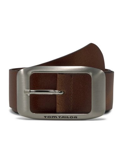TOM TAILOR Ledergürtel TTAMY 4 cm breiter Damengürtel, Jeans und Casual mehr Letzte 3 Tage